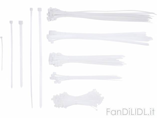 Set fascette fermacavo, 250 pezzi , prezzo 3.49 &#8364;