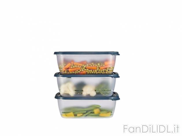 Set contenitori salvafreschezza Ernesto, prezzo 2,99 &#8364; per Al set 
- A ...