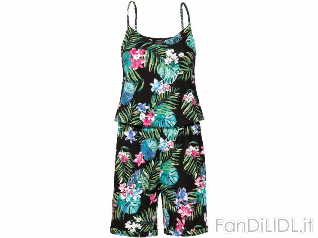 Tuta intera corta da donna , prezzo 7.99 &#8364;