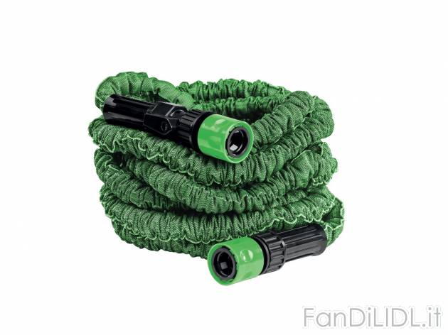 Tubo estensibile da giardino 15m , prezzo 9.99 &#8364; 
- Con la pressione ...