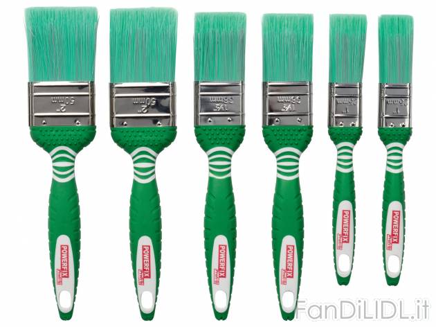 Set pennelli piatti, 6 pezzi , prezzo 3.99 &#8364; 
- Larghezza dei pennelli: ...