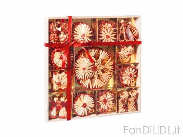 Decorazioni natalizie in paglia Melinera, prezzo 2,99 &#8364; per Alla confezione ...