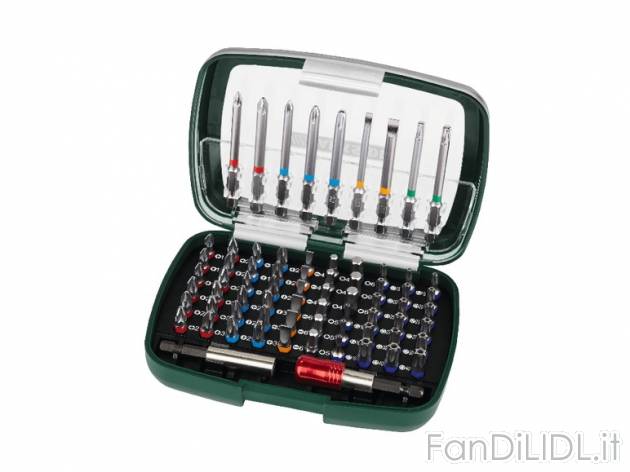 Set bit Parkside, prezzo 14,99 &#8364; per Al set 
- In pratica custodia 
- ...