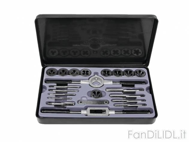 Set maschi e filiere, 21 pezzi Powerfix, prezzo 11,99 &#8364; per Al set 
- ...