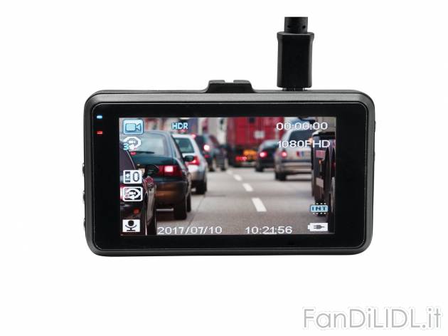 Telecamera Dash Cam Full HD 3 Megapixel , prezzo 49.00 &#8364; 
- Videocamera ...