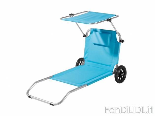 Sdraio-trolley da spiaggia, blu , prezzo 24.99 &#8364; 
- Struttura in alluminio
- ...
