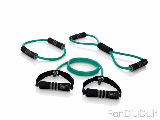 Set estensori Crivit Sports, prezzo 5,99 &#8364; per Al set 
- Per rafforzare ...