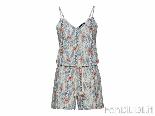 Tuta intera in lino da donna , prezzo 9.99 &#8364;