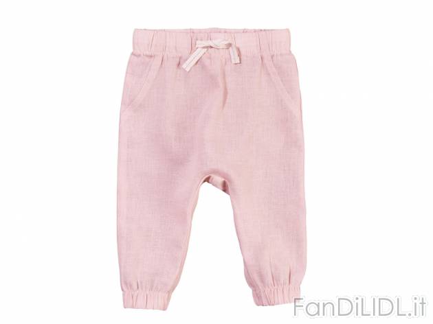 Pantaloni di lino da neonata , prezzo 3.99 &#8364;