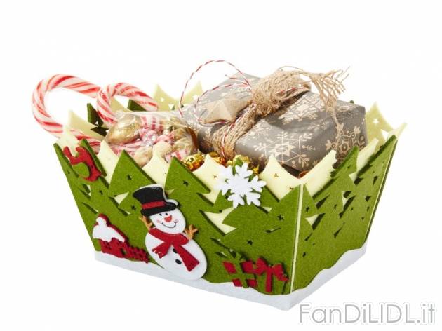 Cestino o sacchetto portabottiglie in feltro Melinera, prezzo 2,99 &#8364; per ...