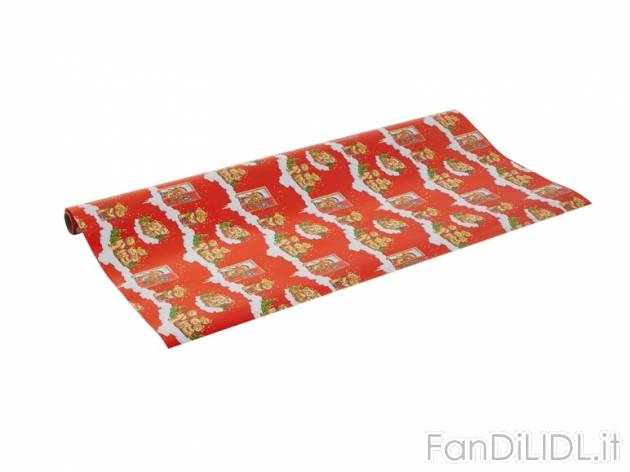 Rotolo carta da regalo, 10m x 70cm Melinera, prezzo 1,49 &#8364; per Alla confezione ...