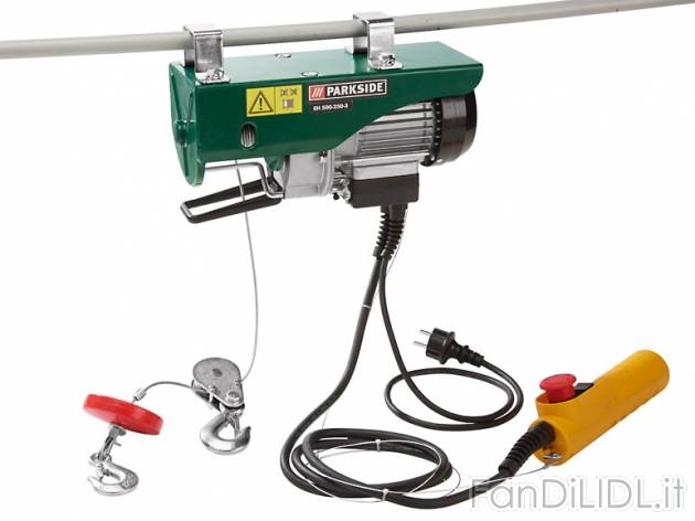 Paranco sollevatore Parkside, prezzo 69,99 &#8364; per Alla confezione 
- Azione ...