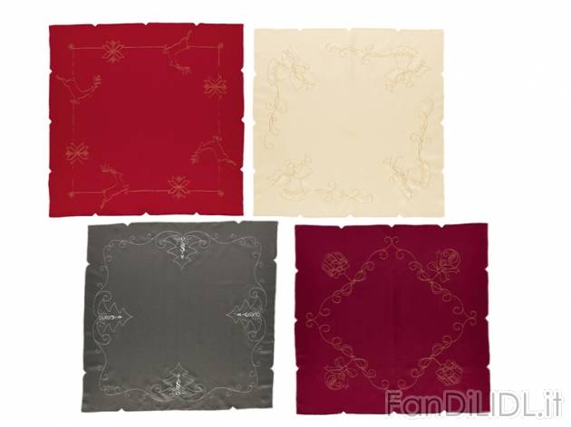 Tovaglia natalizia, 85x85 cm o striscia centrotavola, 45x145 cm Meradiso, prezzo ...