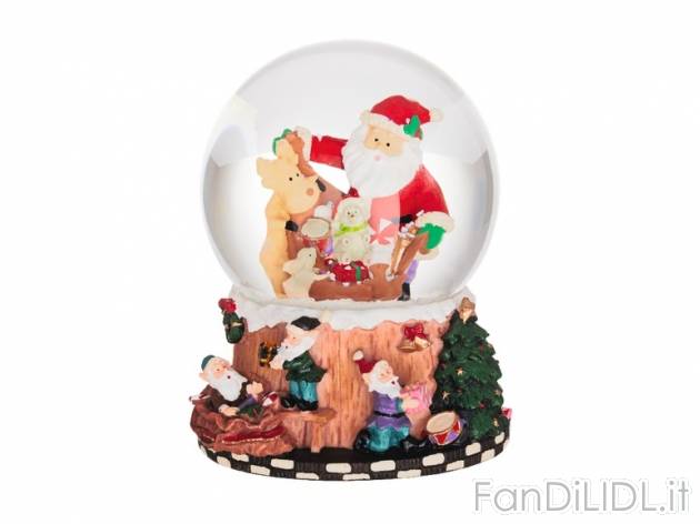 Palla di vetro con carillon Melinera, prezzo 9,99 &#8364; per Alla confezione ...