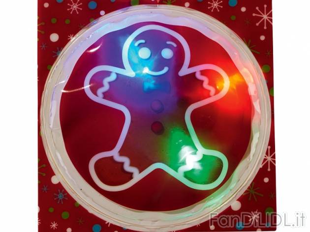Adesivi natalizi a LED Melinera, prezzo 0,99 &#8364; per Alla confezione 
- ...