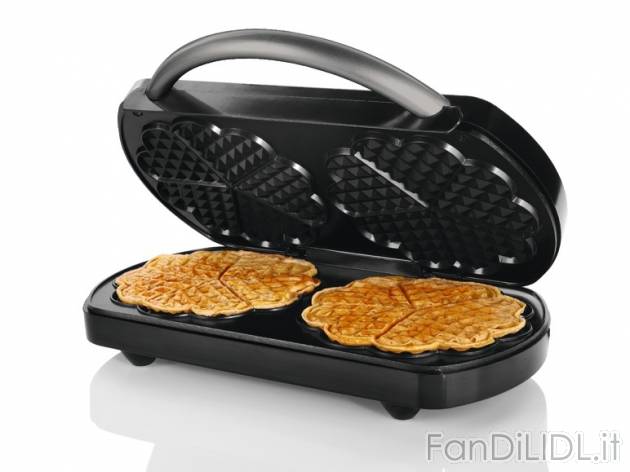 Piastra doppia per waffel , prezzo 19,99 &#8364; per Alla confezione 
- Piastra ...