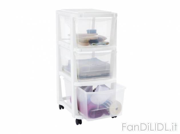 Box 3 cassetti con rotelle Cassetti, prezzo 17,99 &#8364; per Alla confezione ...
