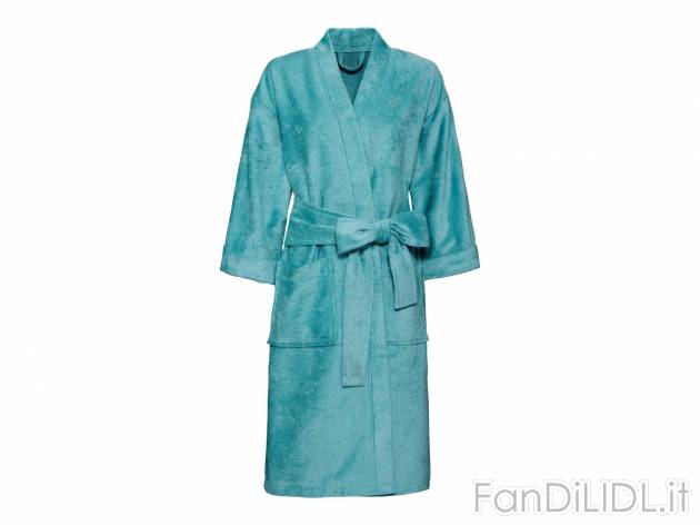 Accappatoio , prezzo 17.99 &#8364; 
- Esterno in velluto, interno in spugna ...