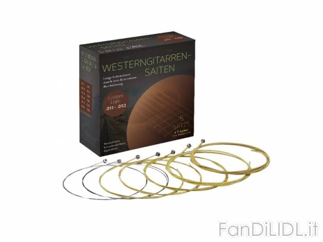Set corde di ricambio per chitarra “Sheffield“ , prezzo 9,99 &#8364; per ...