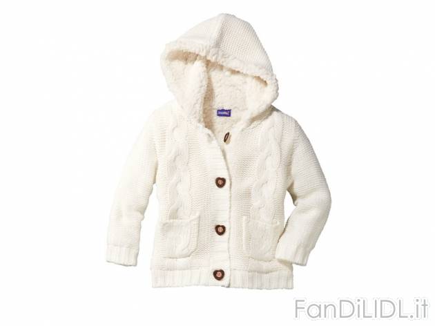 Giacca da bambina Lupilu, prezzo 9,99 &#8364; per Alla confezione 
- Con cappuccio ...