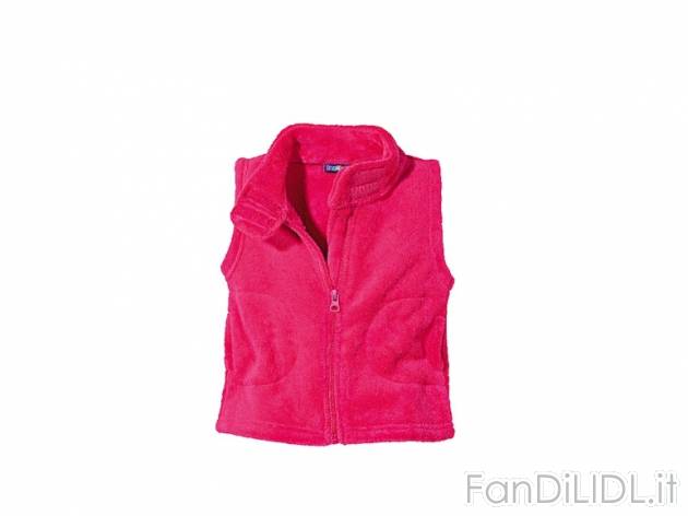Gilet in pile da bambina Lupilu, prezzo 5,99 &#8364; per Alla confezione 
- ...