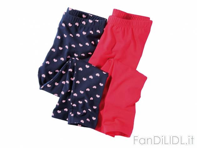 Leggings da bambina Lupilu, prezzo 3,99 &#8364; per Alla confezione 
- In morbido ...