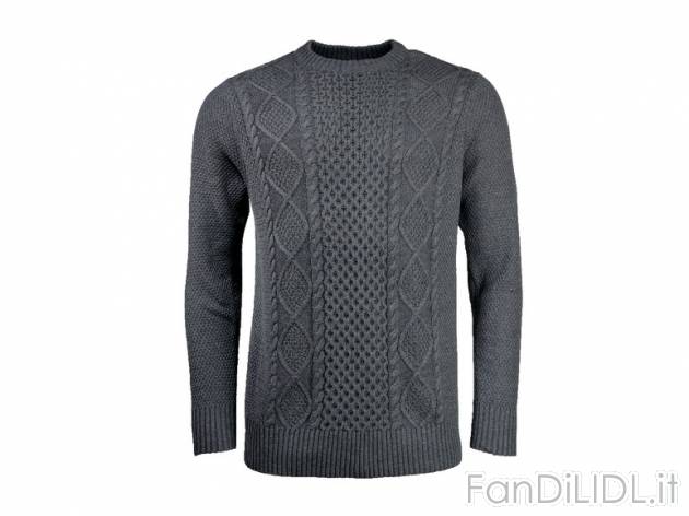 Pullover da uomo Livergy, prezzo 10,99 &#8364; per Alla confezione 
- Morbido ...