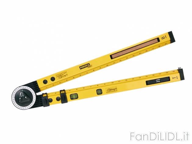 Goniometro con livella professionale Powerfix, prezzo 11,99 &#8364; per Alla ...
