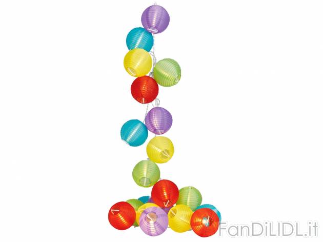 Catena luci decorative LED , prezzo 14.99 &#8364; 
- 20 lampioncini decorativi
- ...