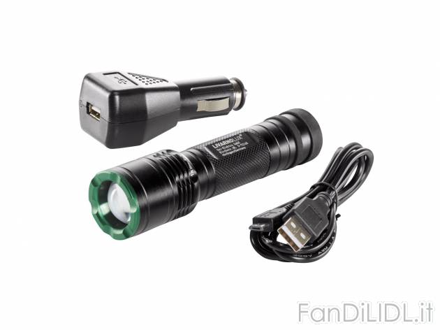 Torcia a LED con Powerbank integrata , prezzo 12.99 &#8364; per Alla confezione ...