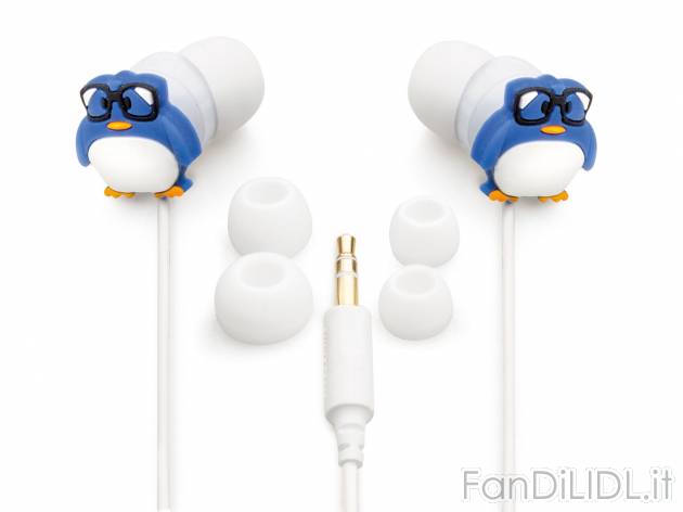 Cuffie auricolari con motivo , prezzo 2.99 &#8364; per Alla confezione 
- A ...
