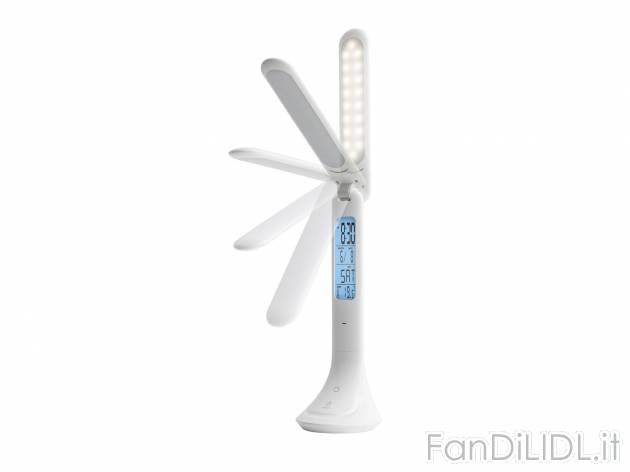 Lampada LED da tavolo con orologio , prezzo 11.99 &#8364; 
- Funzionamento ...