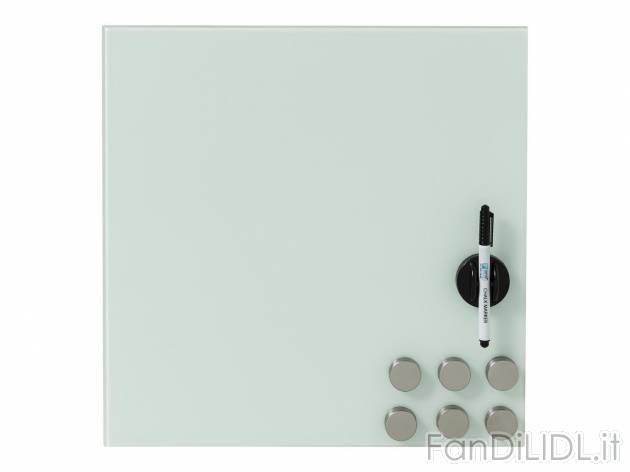 Lavagna magnetica in vetro , prezzo 9.99 &#8364; 
- Ganci sul retro
- 40 x ...