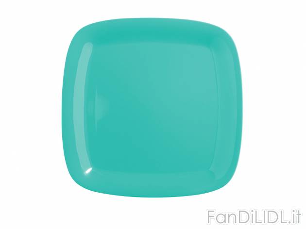 Piatto in plastica , prezzo 0.99 &#8364; per Alla confezione 
-  Dimensioni: 25x25 cm