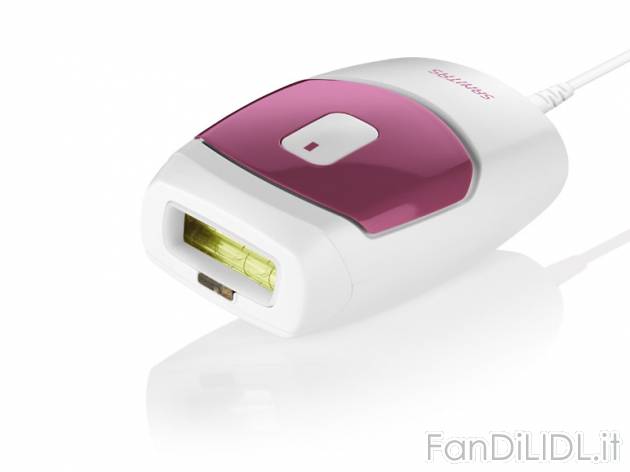 Epilatore a luce pulsata IPL Sanitas, prezzo 99,99 &#8364; per Alla confezione ...