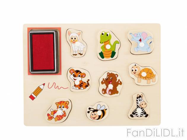 Gioco educativo in legno , prezzo 4.99 &#8364;