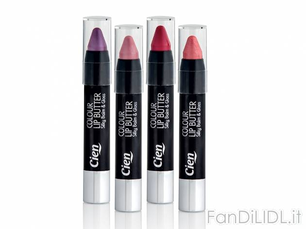Burrocacao colorato per labbra Cien, prezzo 1,79 &#8364; per Alla confezione ...
