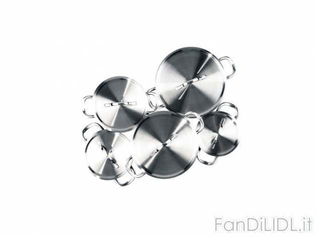 Set pentole Ernesto, prezzo 6,99 &#8364; per Al set 
- In acciaio inossidabile ...