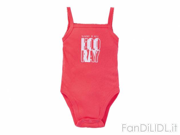Body senza maniche da neonati, 2 pezzi Lupilu, prezzo 4.99 &#8364;  
-  In puro cotone