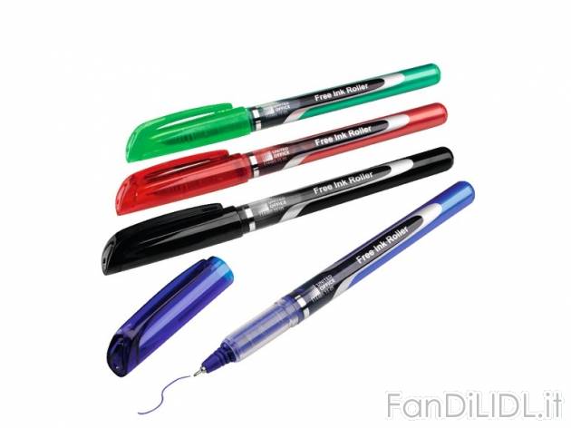 Penne roller United Office, prezzo 1,49 &#8364; per Alla confezione 
- Livello ...