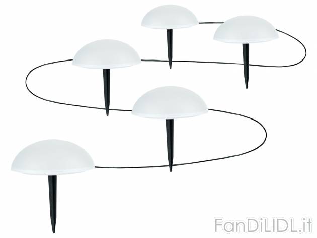 Lampade da pavimento ad energia solare, 5 pezzi Melinera, prezzo 16.99 &#8364; ...