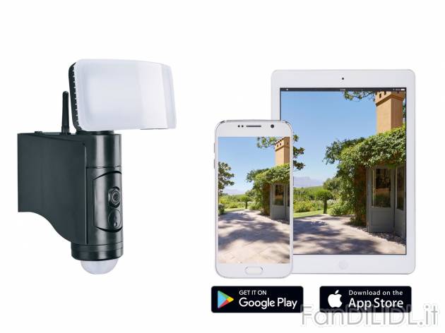 Videocamera da esterni WLAN con faro LED , prezzo 49.00 &#8364; 
- Notifica ...