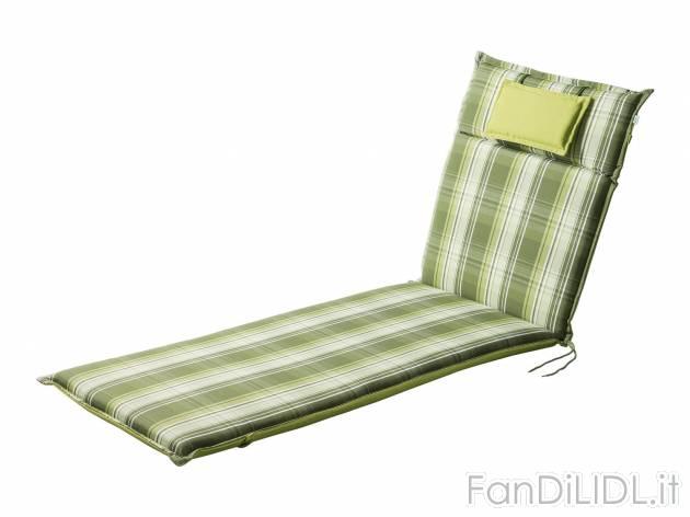 Cuscino per lettino sdraio, 60x190 cm Florabest, prezzo 29.99 &#8364; 
- Imbottitura ...