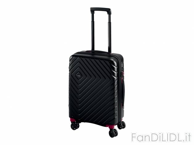 Trolley da viaggio in policarbonato 34,5L, nero Topmove, prezzo 39.99 &#8364; ...