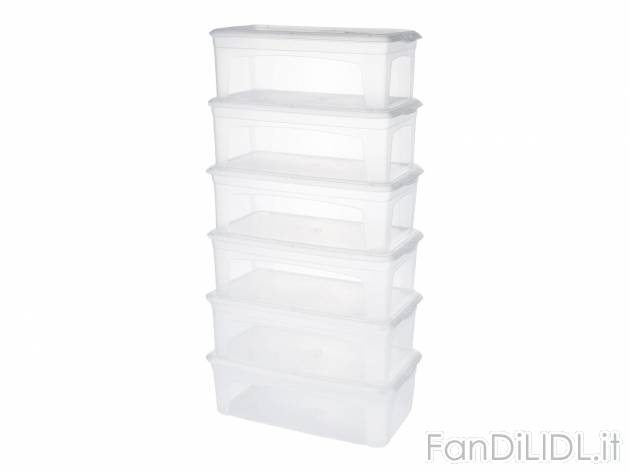 Box multiuso 3 o 6 pezzi Cassetti, prezzo 9.99 &#8364; 
- 3 pezzi: 40 x 33,5 ...