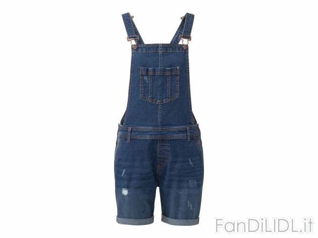 Salopette in jeans da donna Esmara, prezzo 7.99 &#8364;  
Misure: 38-46
