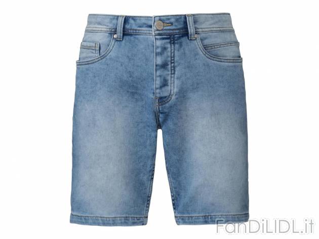 Bermuda in jeans da uomo Livergy, prezzo 7.99 &#8364;  
Misure: 46-56