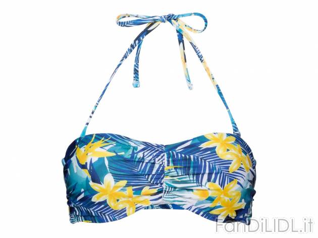 Reggiseno-bikini a fascia da donna Esmara, prezzo 4.99 &#8364;  
-  Coppe preformate