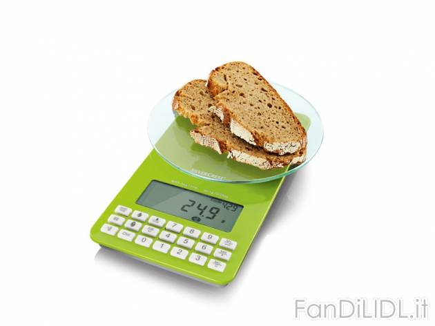 Bilancia da cucina con valori nutrizionali , prezzo 9,99 &#8364; per Alla confezione ...