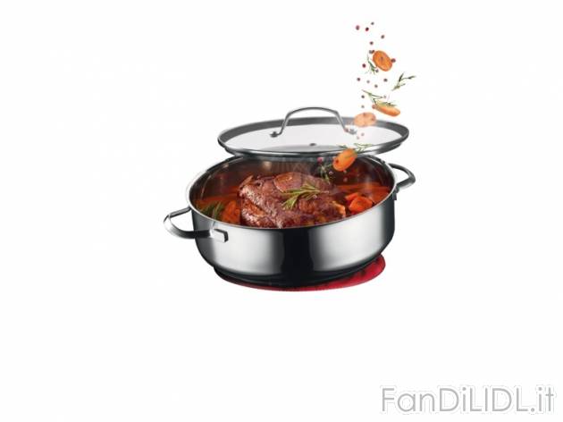 Pentola in acciaio 28 cm Ernesto, prezzo 22,99 &#8364; per Alla confezione 
- ...
